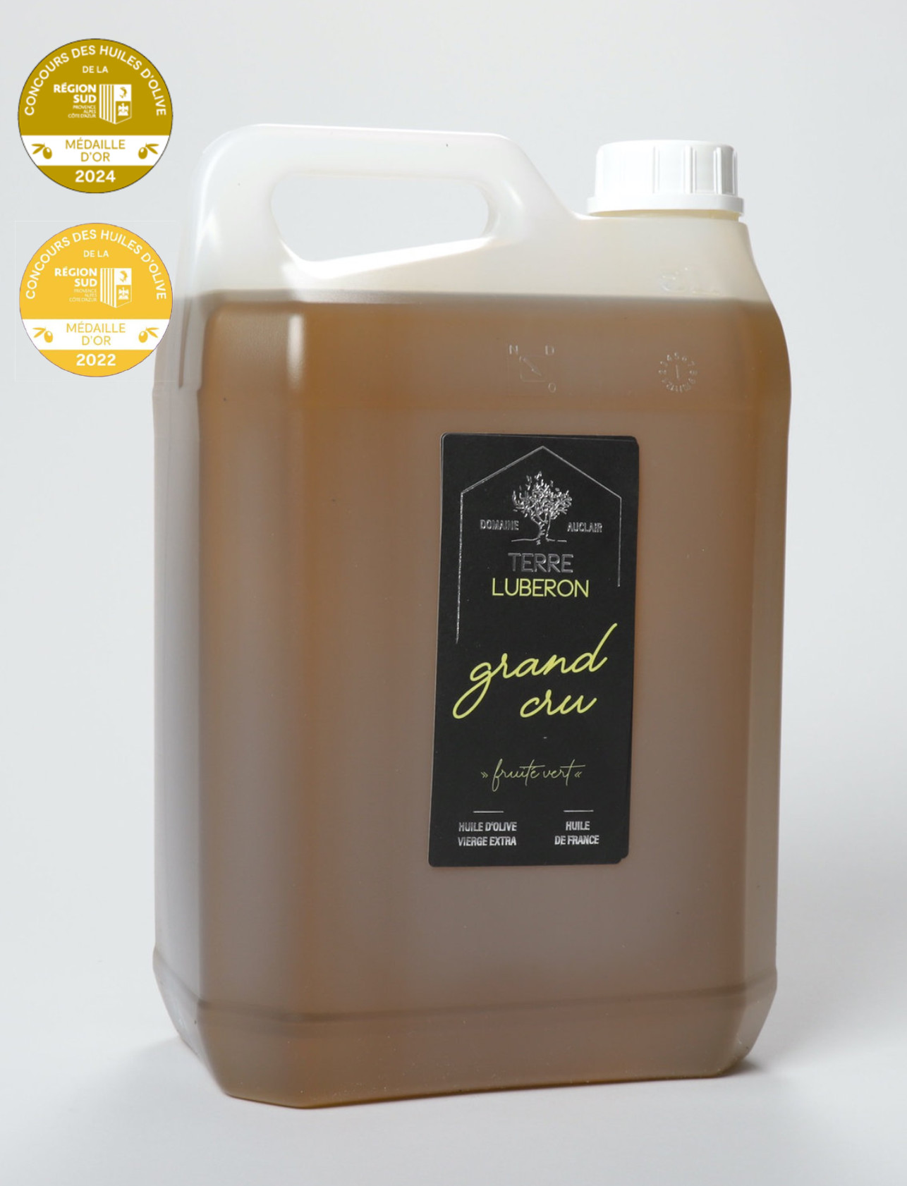 huile olive grand cru 5 L terre luberon medaille or 2022 et 2024