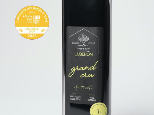 huile olive grand cru terre luberon medaille or 2022 et 2024