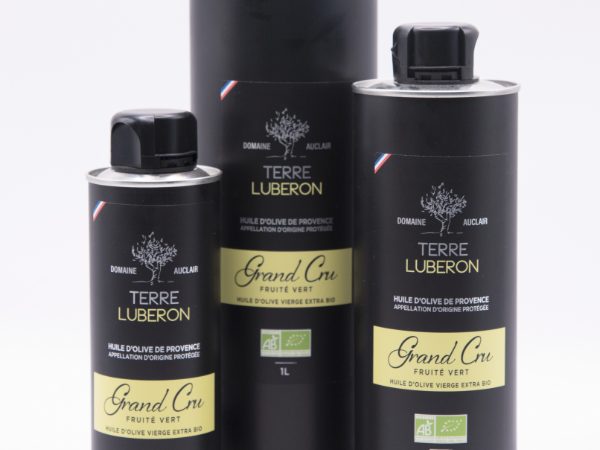 huile olive terre luberon pertuis domaine auclair grand cru 1 collection medaille or