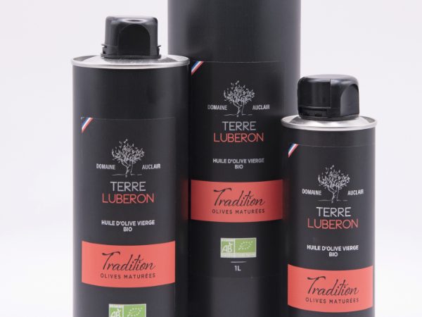 huile olive terre luberon pertuis domaine auclair Tradition collection